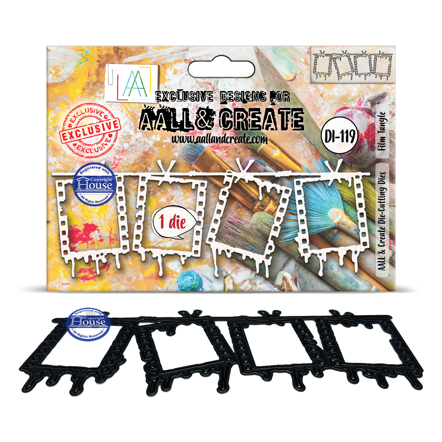 AALL and Create - Die-Cutting Die Set - Film Tangle