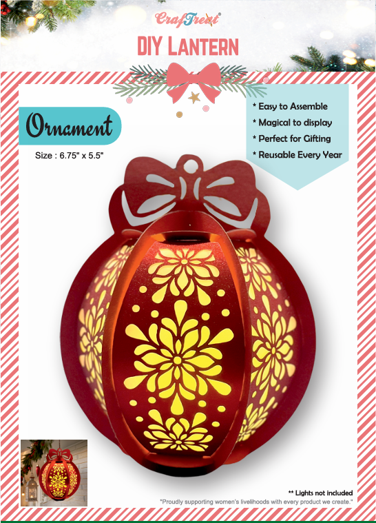 CrafTreat DIY Paper Lanterns - Ornament