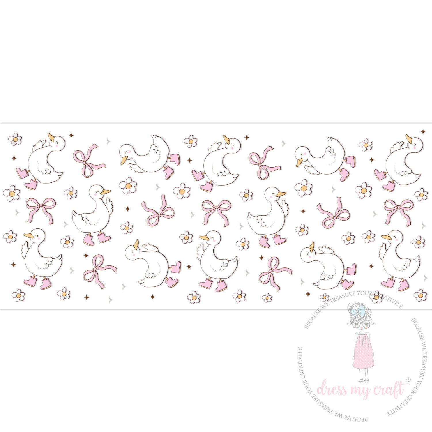 Dress My Craft - Stick N Peel Stickers - Duckie Dreams