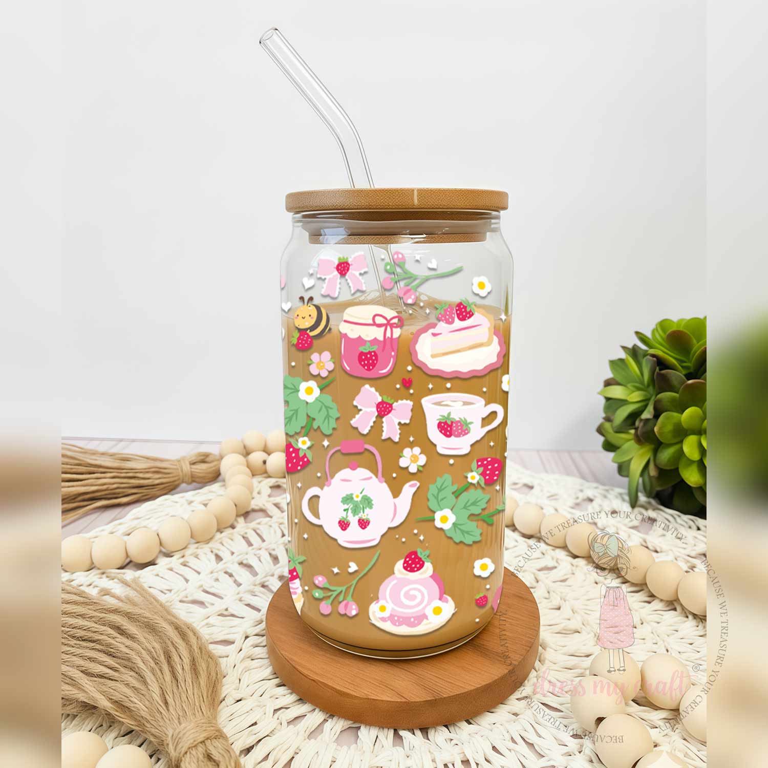 Dress My Craft - Stick N Peel Stickers - Sweet Berry Bloom