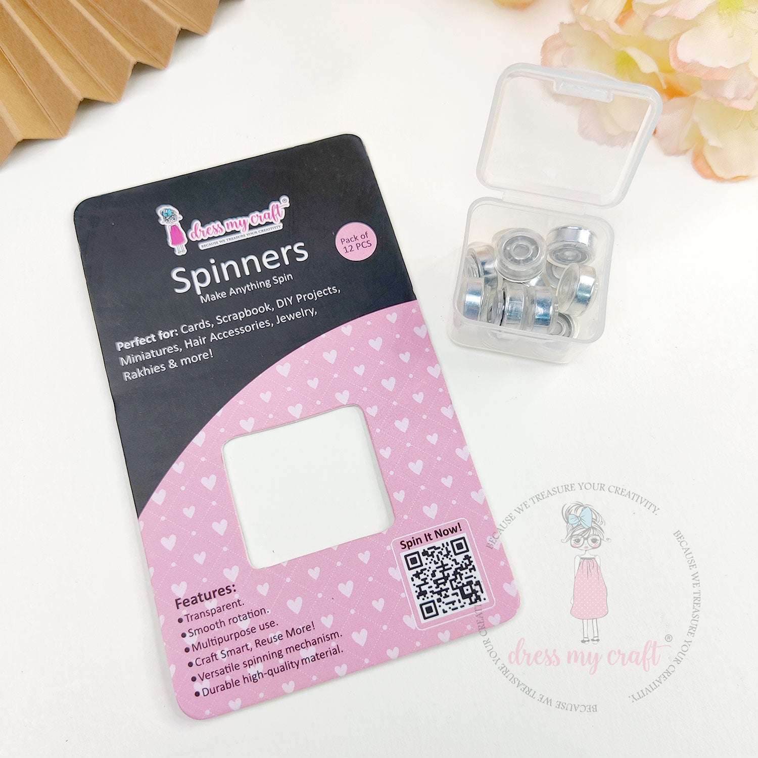 Dress My Craft - Transparent Spinners