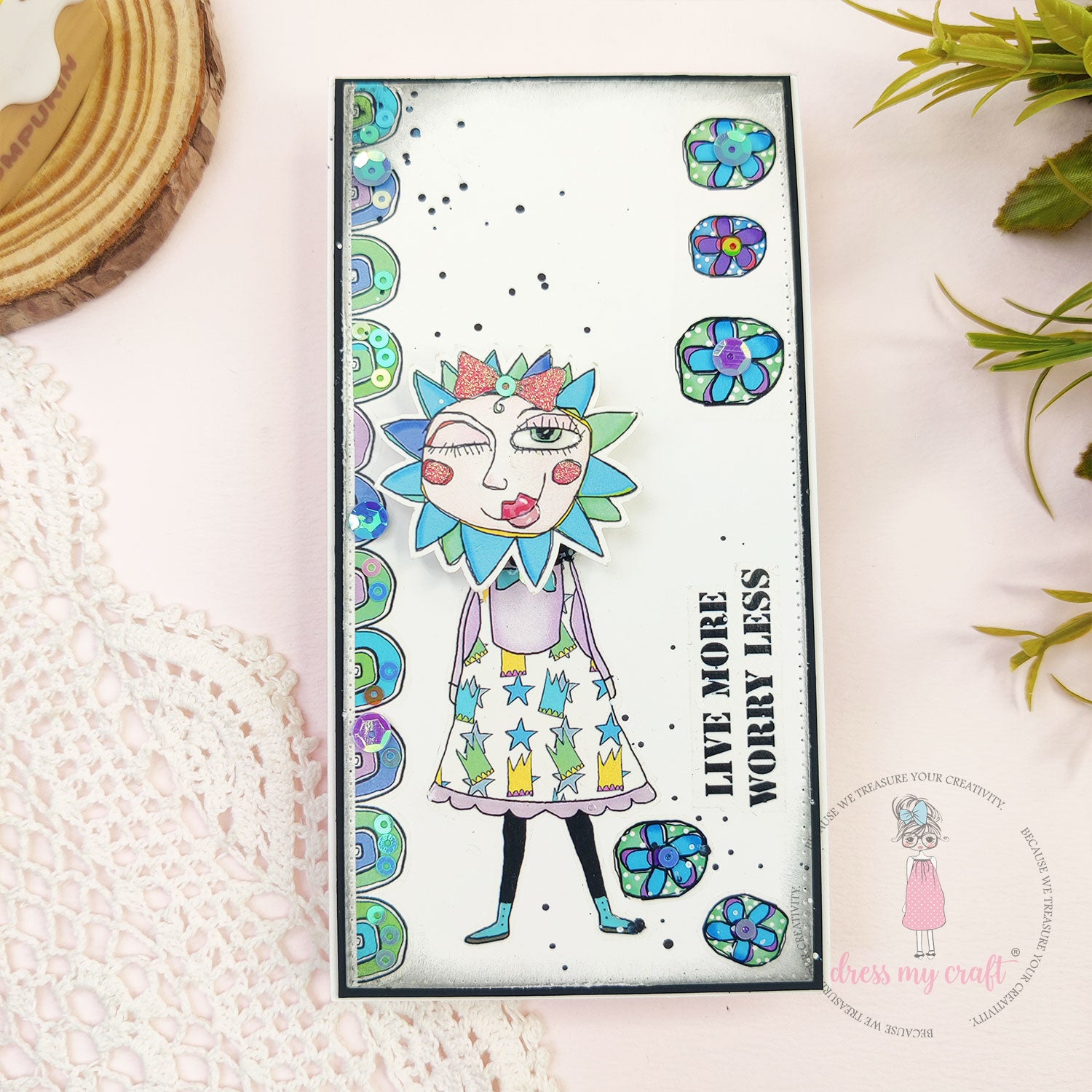 Dress My Craft - Transparent Spinners