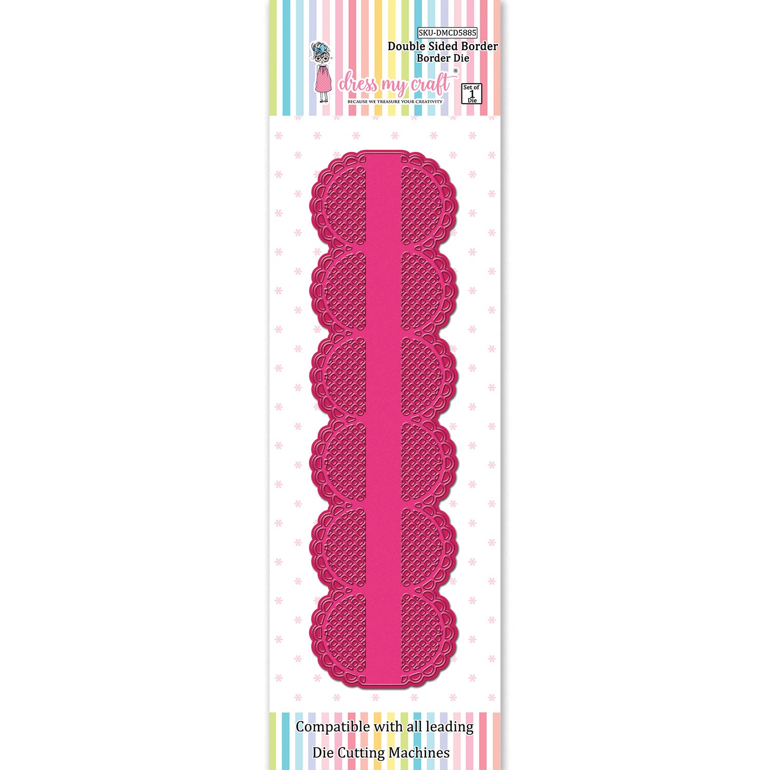 Dress My Craft - Double Sided Border - Border Die