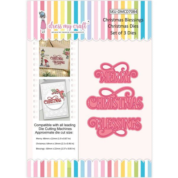 Dress My Craft - Christmas Blessings - Christmas Dies