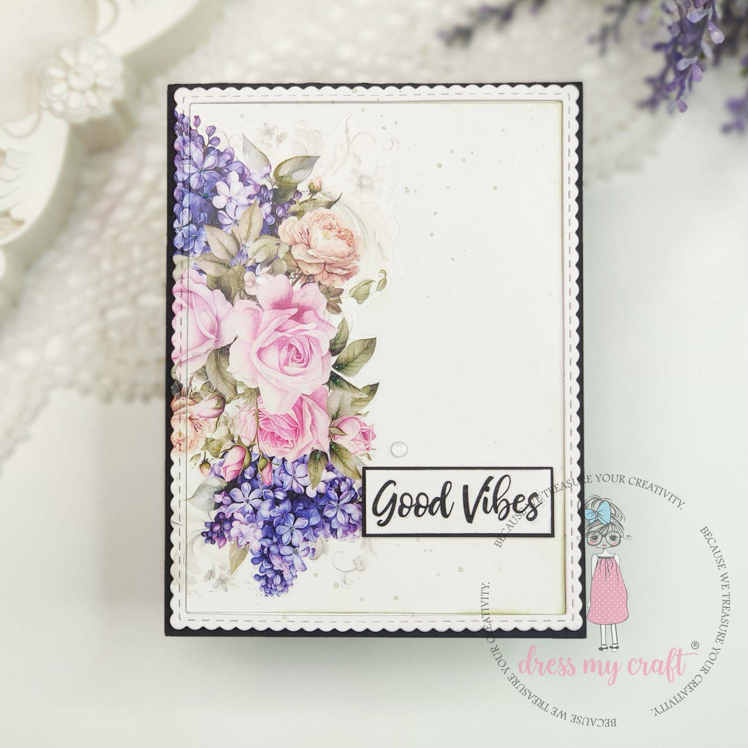 Dress My Craft - Blooming Elegance - Mini Transfer Me (4" X 6")