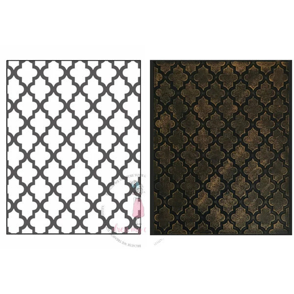 Dress My Craft - Lattice Pattern - Embossing Folder