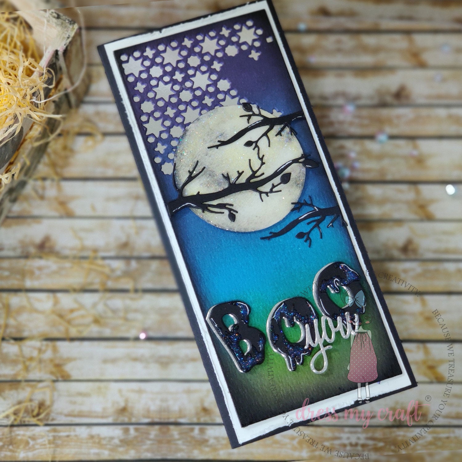 Dress My Craft - Smooth Black Cardstock - 12x12