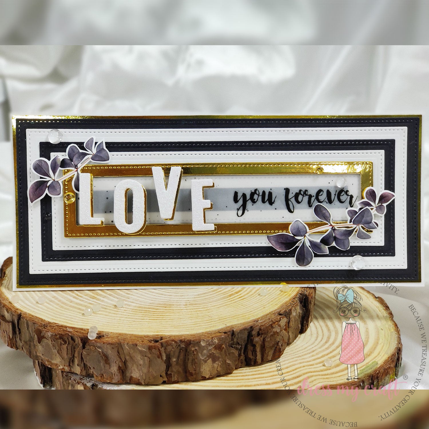 Dress My Craft - Smooth Black Cardstock - 12x12