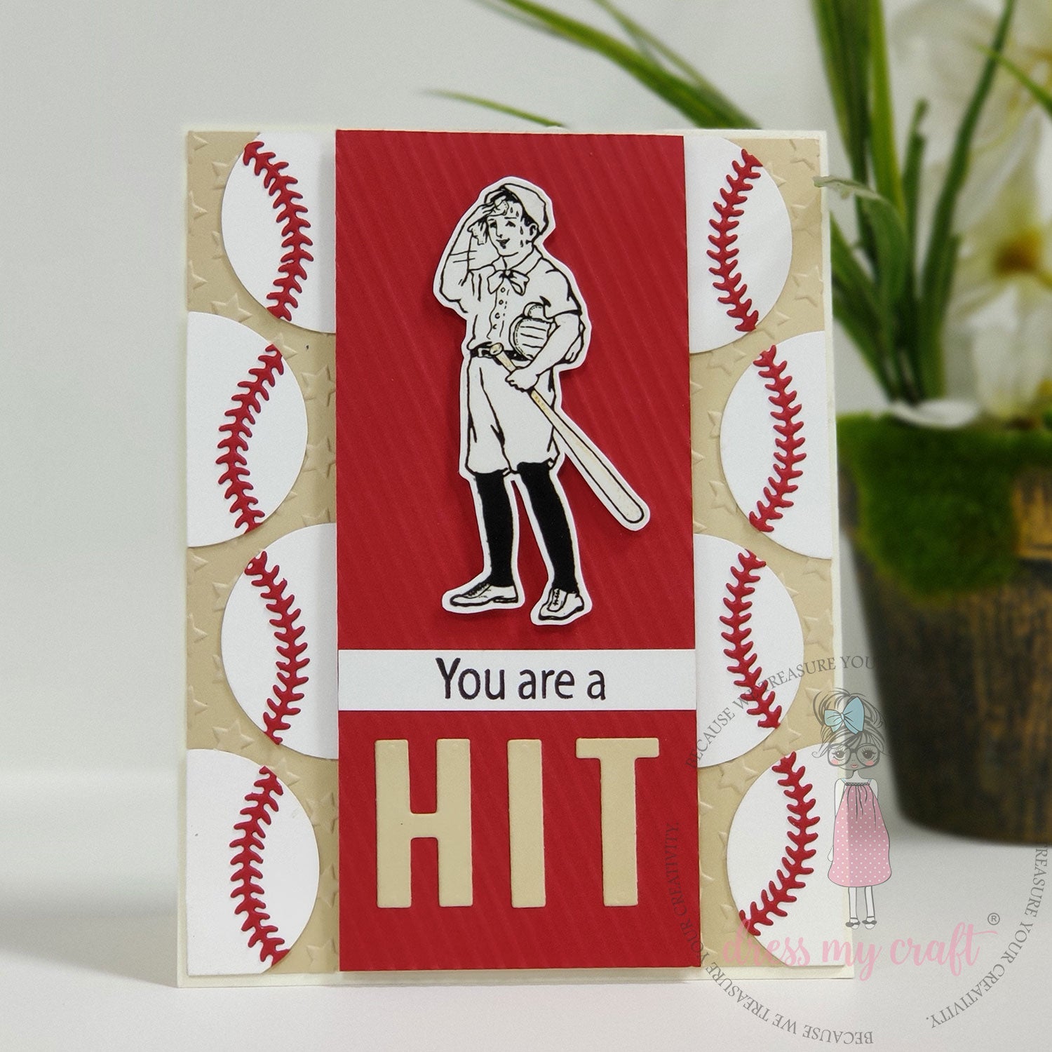 Dress My Craft - White Card Stock - 12x12