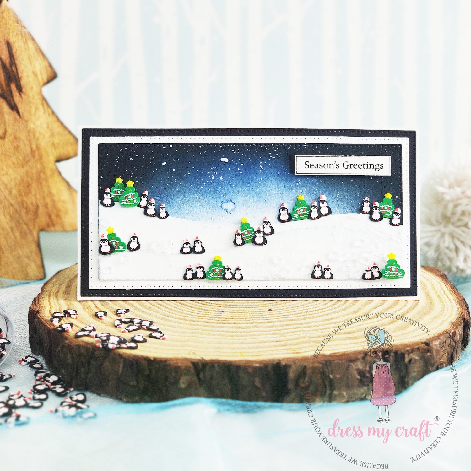 Dress My Craft - Smooth Black Cardstock - A4