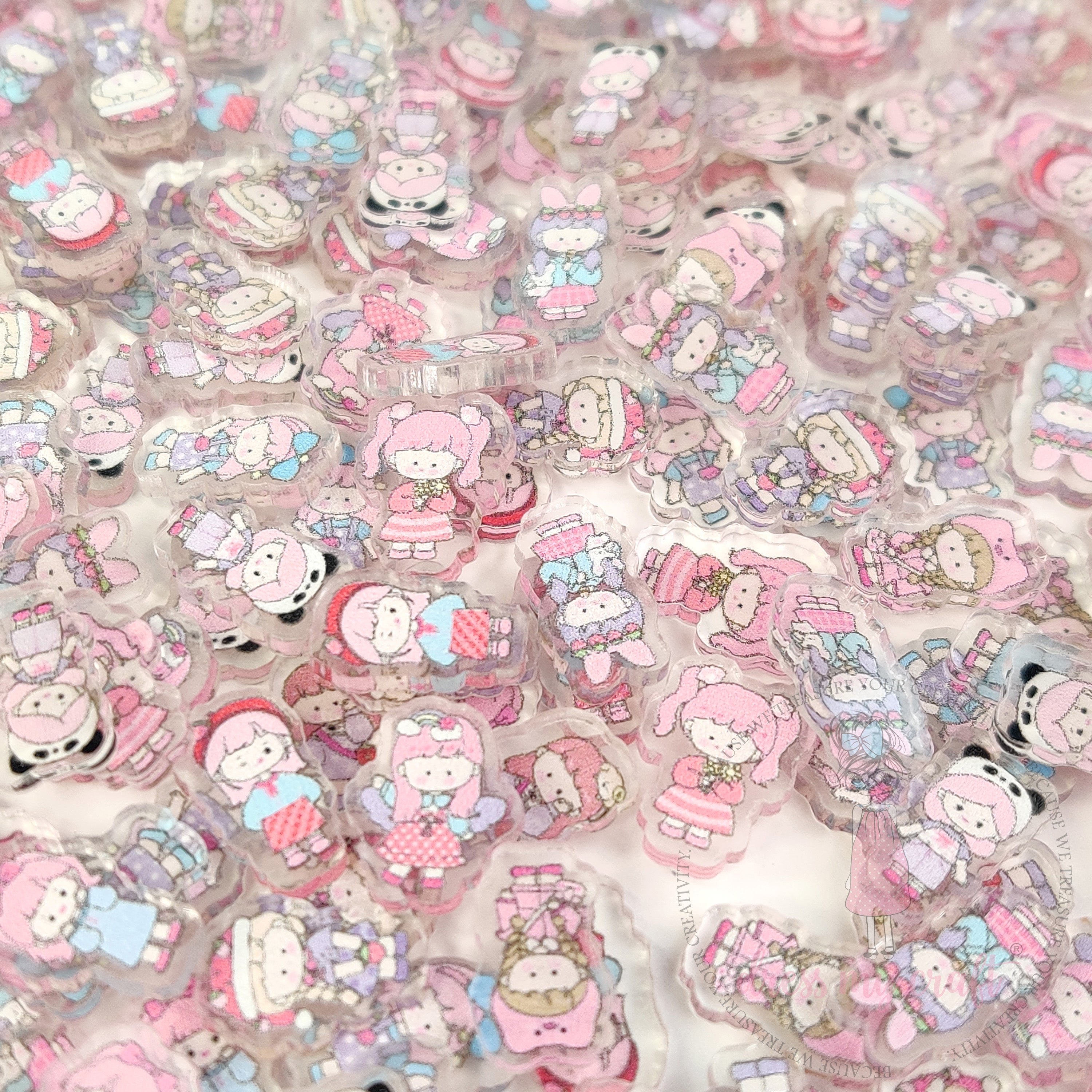 Dress My Craft - Kawaii Girl Charm Pack