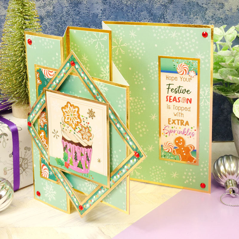 Christmas Cupcakes Luxury Topper Set