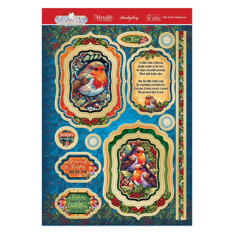 Little Robin Redbreast Luxury Topper Set