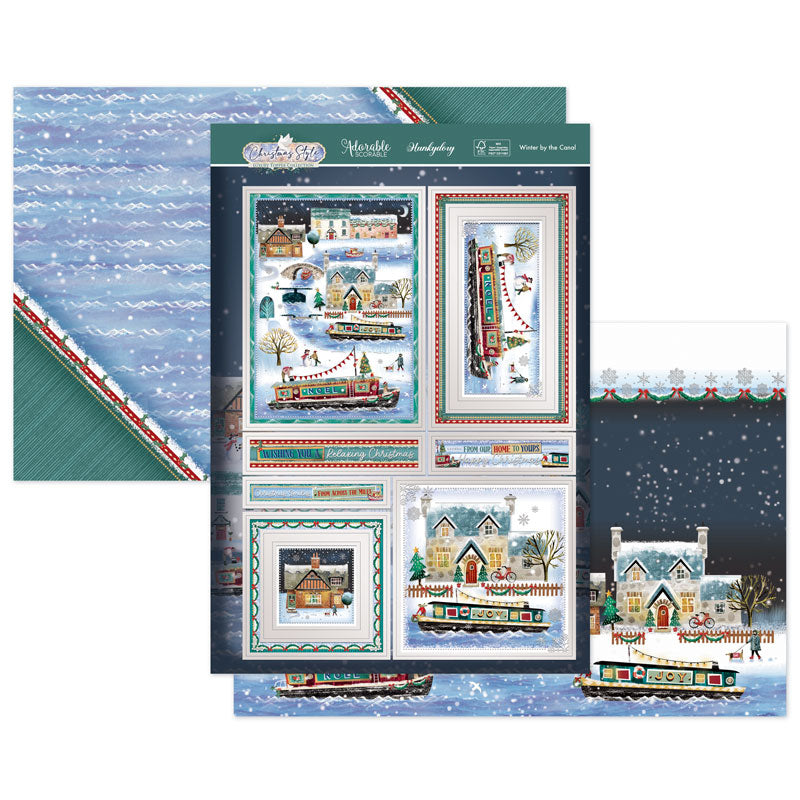 Winter by the Canal Luxury Topper Set