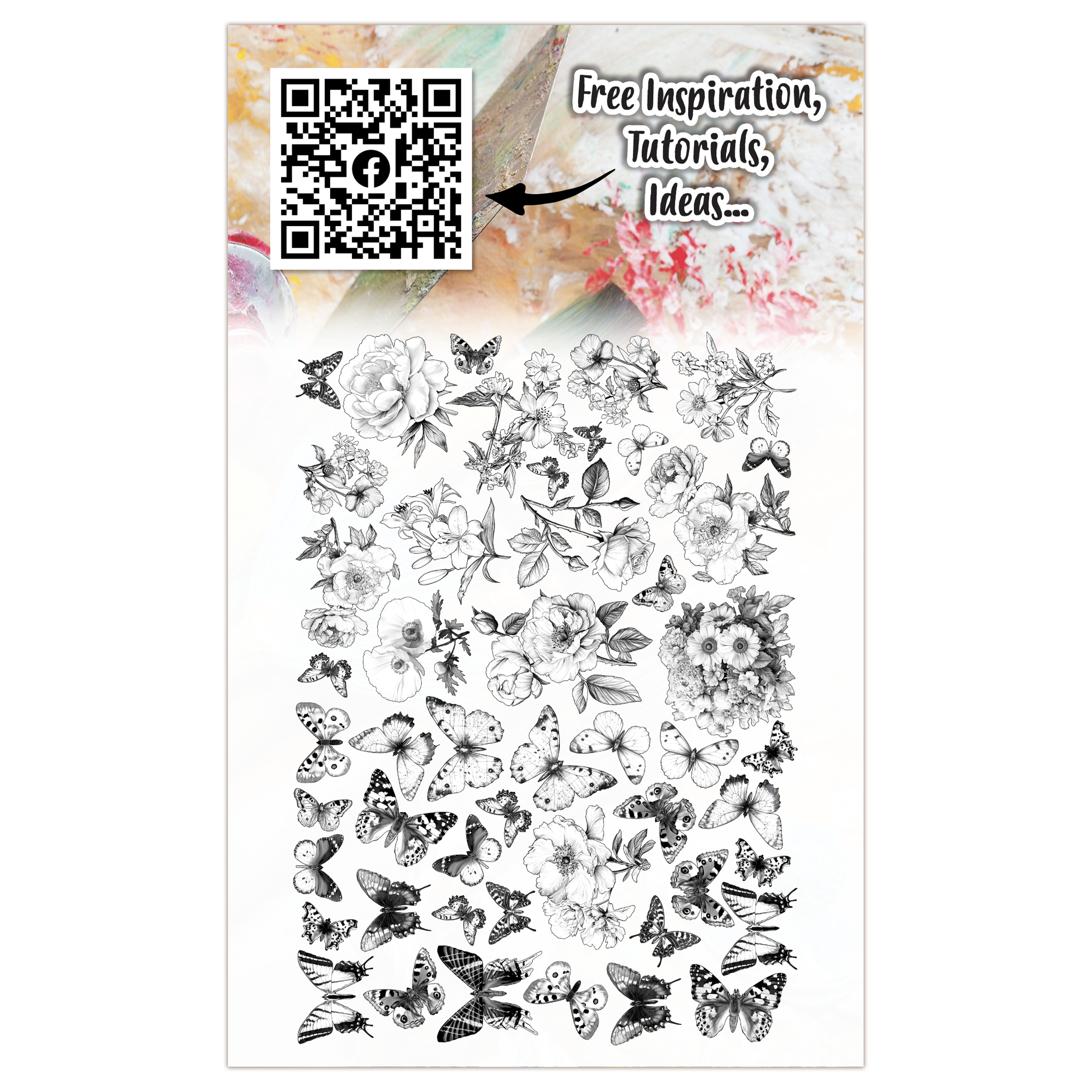 AALL and Create - A6 Ephemera Die-Cuts - Anemone Whispers