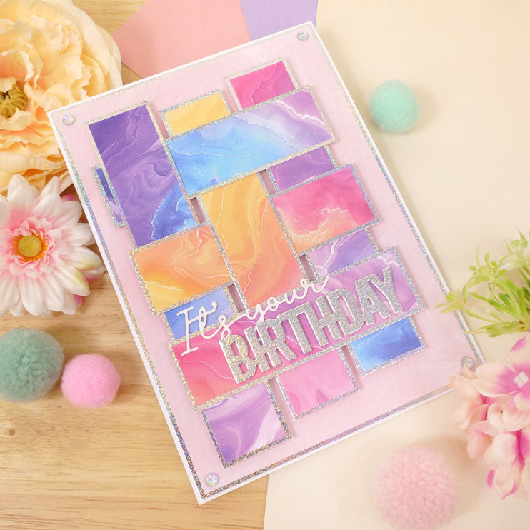 Hunkydory Essential Selection Paper Pad - Rainbow