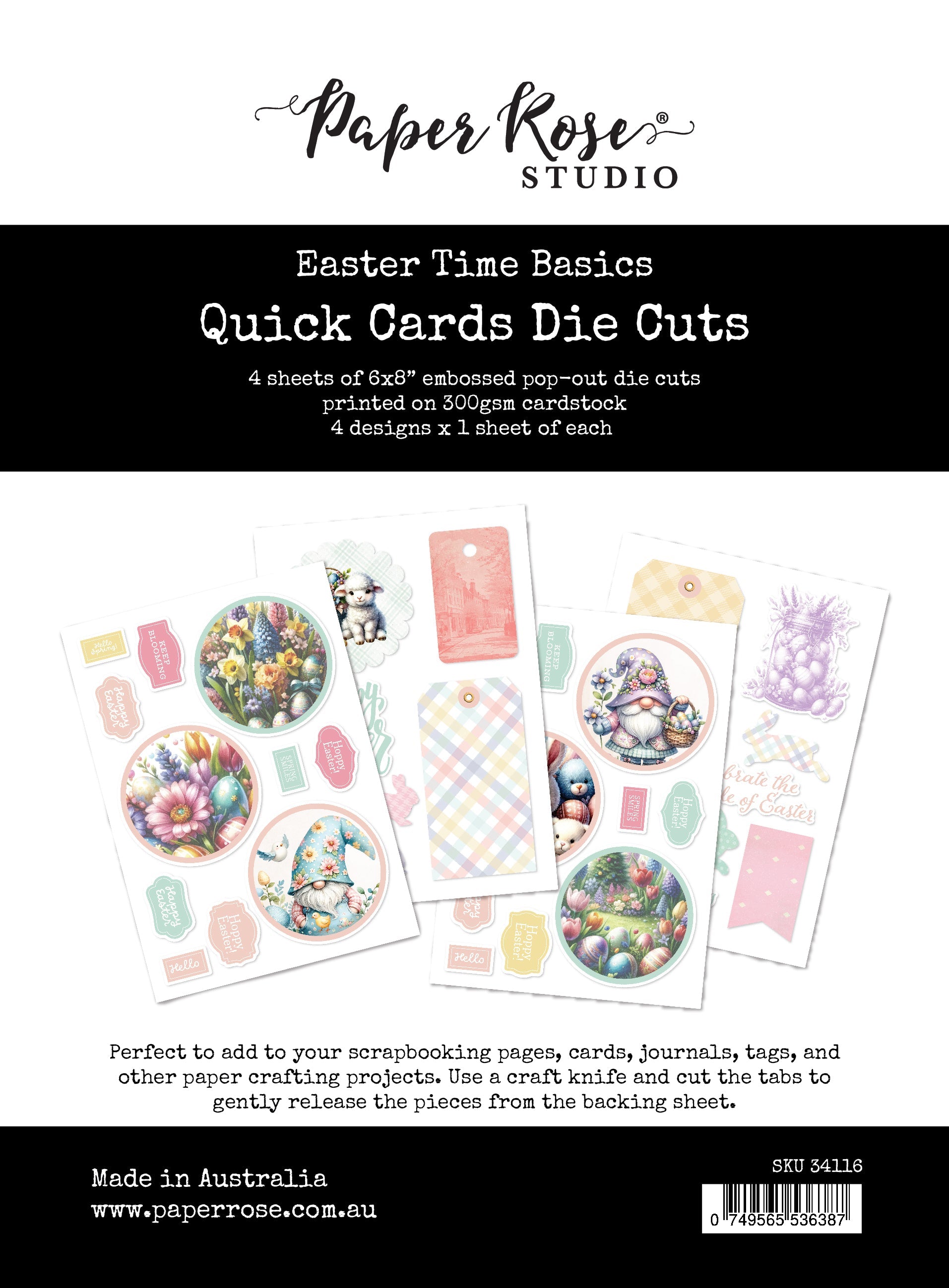 Easter Time Basics Quick Card Die Cuts 34116