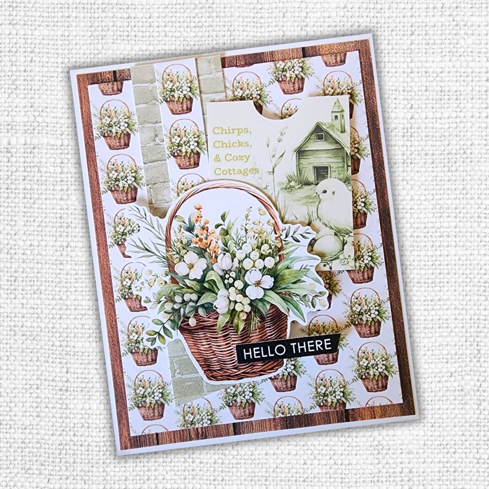 Easter Village Papercuts Cardmaking Kit 34131