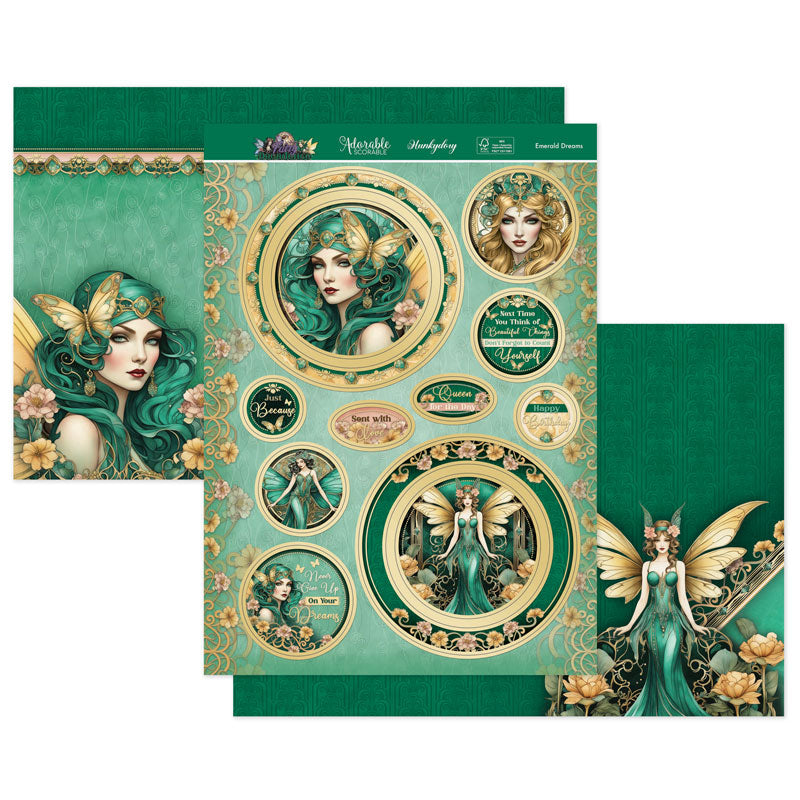 Emerald Dreams Luxury Topper Set