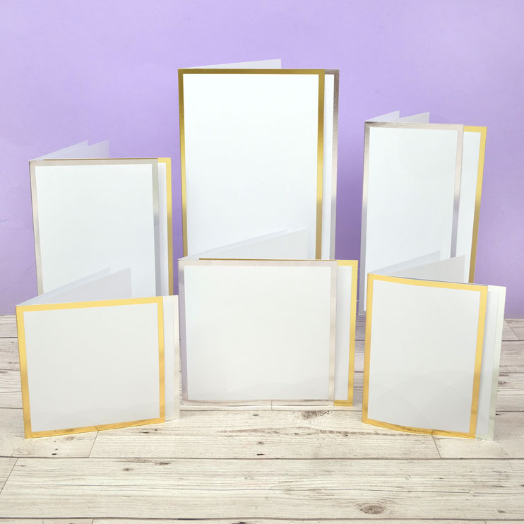Foiled Edge Card Blanks & Envelopes Megabuy