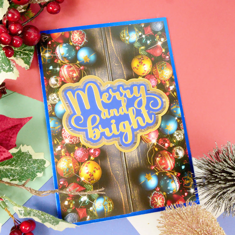 Foiled Edge Card Blanks & Envelopes Megabuy - Festive Edition