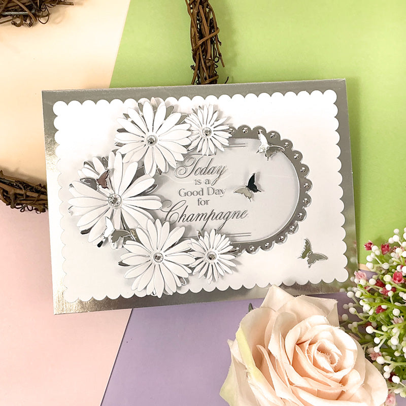 Scalloped Foiled Edge Card Blanks & Envelopes - A6