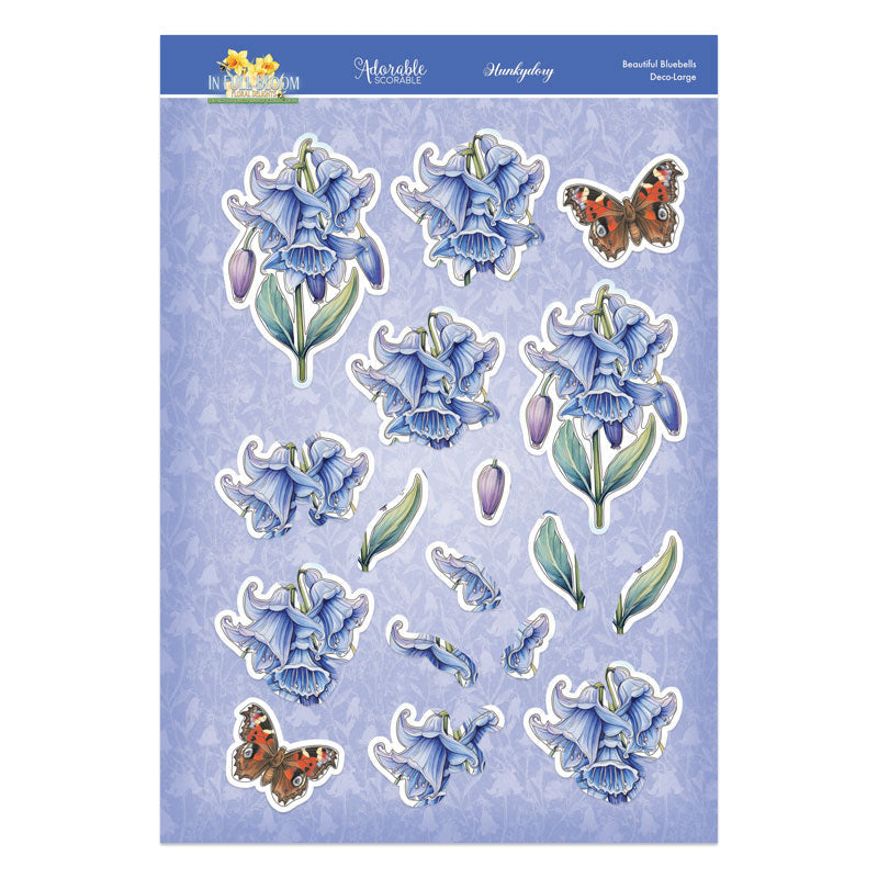 In Full Bloom - Floral Delights Deco-Large Set - Beautiful Bluebells
