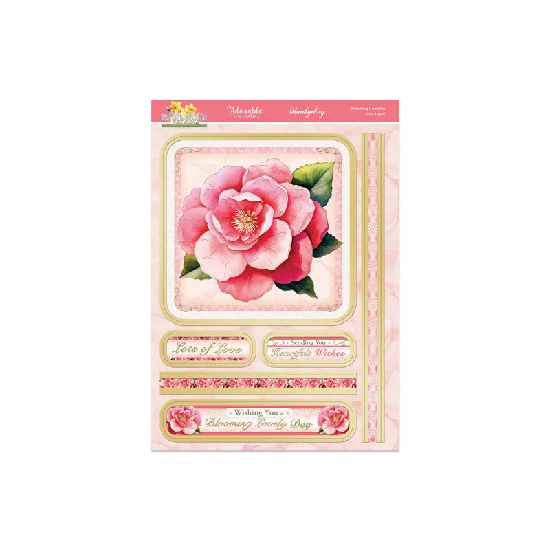 In Full Bloom - Floral Delights Deco-Large Set - Blooming Camelia