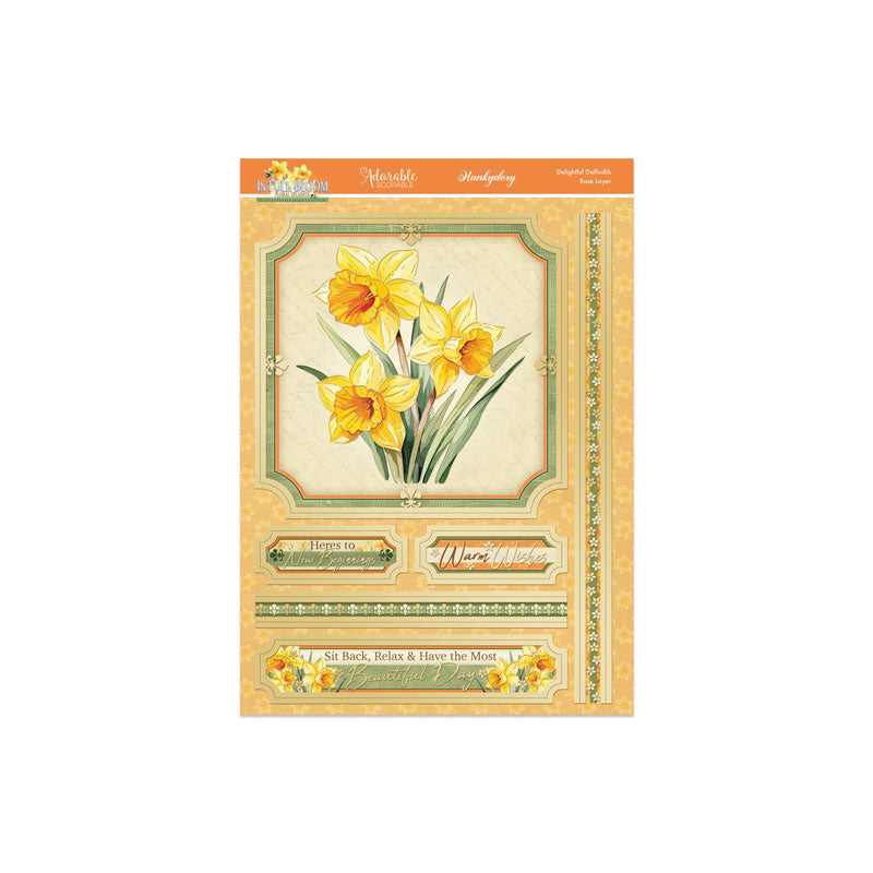 In Full Bloom - Floral Delights Deco-Large Set - Delightful Daffodils