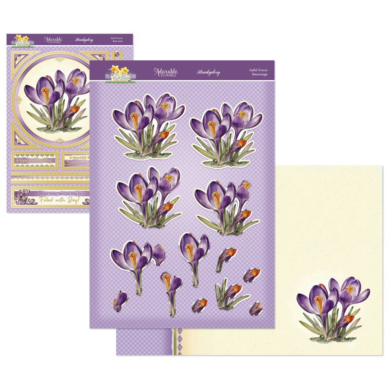 In Full Bloom - Floral Delights Deco-Large Set - Joyful Crocus