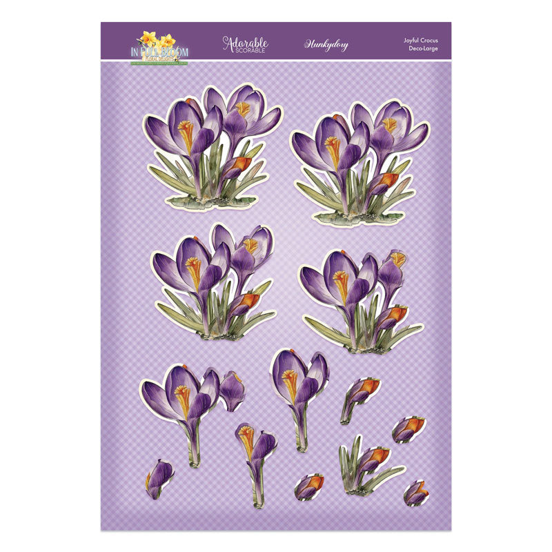 In Full Bloom - Floral Delights Deco-Large Set - Joyful Crocus