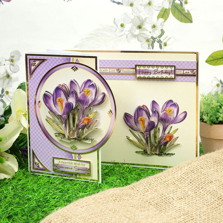 In Full Bloom - Floral Delights Deco-Large Set - Joyful Crocus