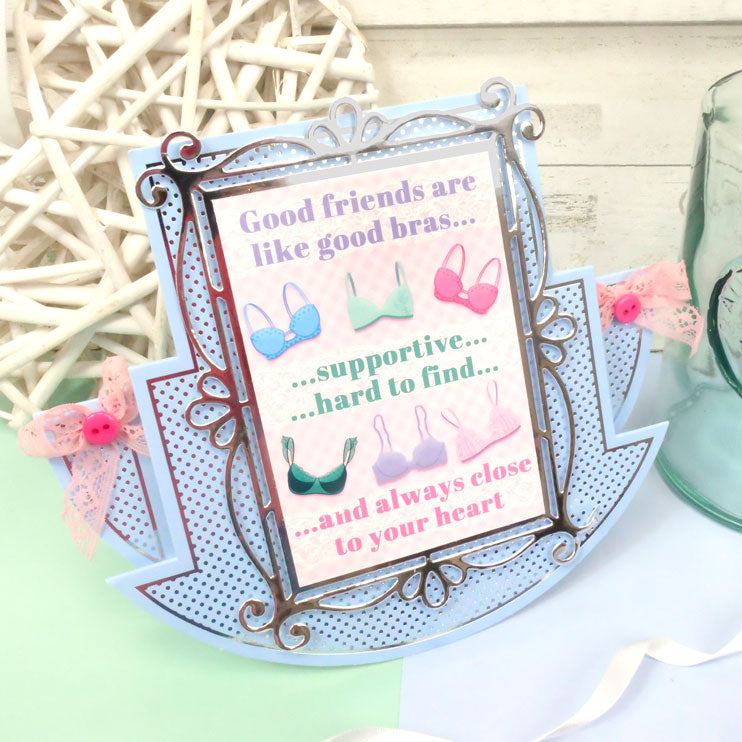 Foiled Pattern Rocker Cards