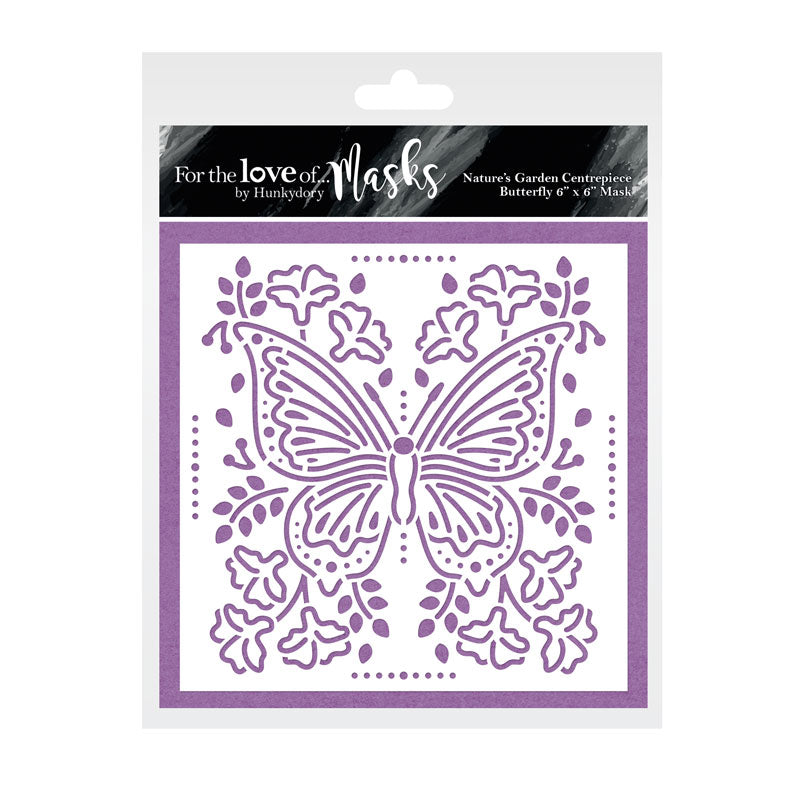 For the Love of Masks - Nature's Garden Centrepiece - Butterfly