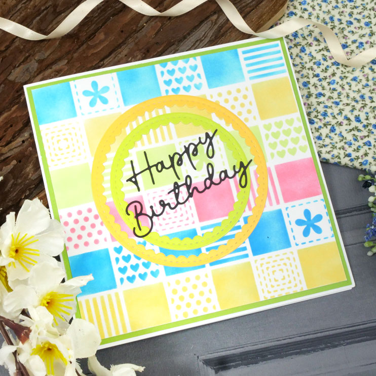 For the Love of Masks - Pretty Patchwork Pattern