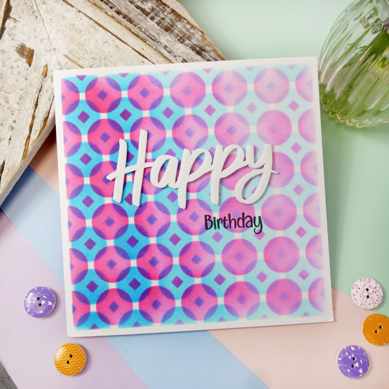 For the Love of Masks - Ink & Twist - Circular Tile