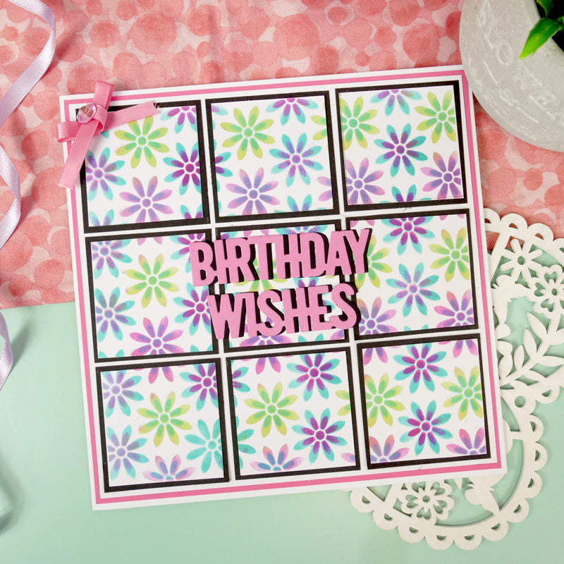 For the Love of Masks - Ink & Twist - Layered Flowers