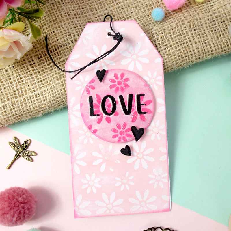 For the Love of Masks - Ink & Twist - Layered Flowers