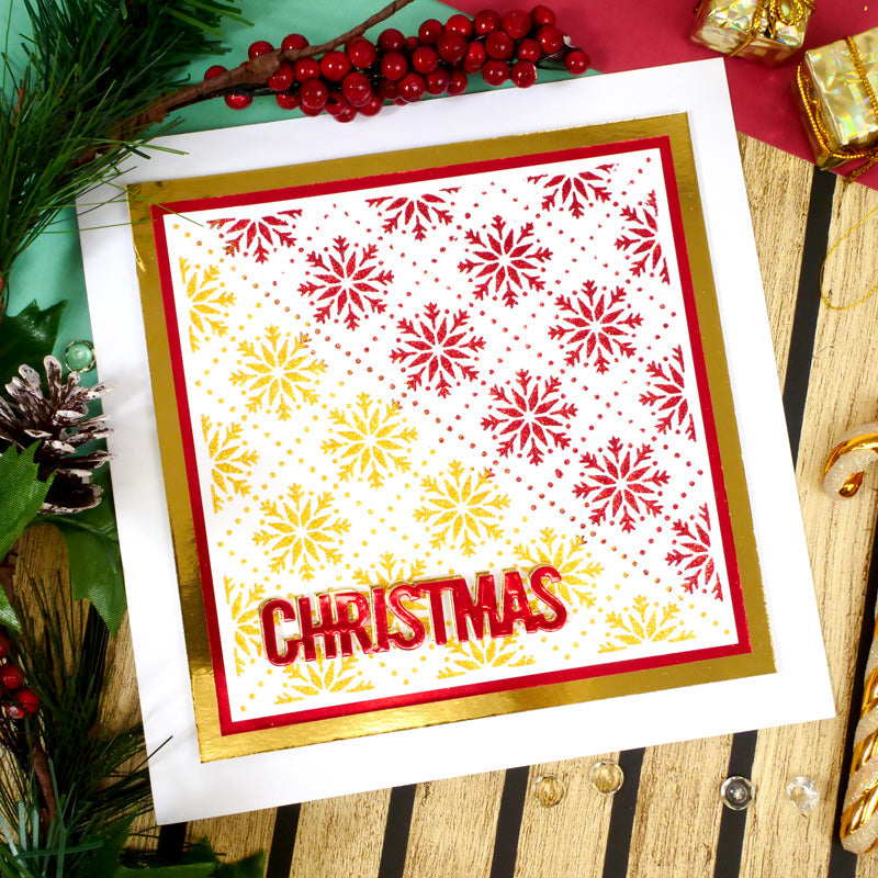 For the Love of Masks - Stitched Snowflake Tiles