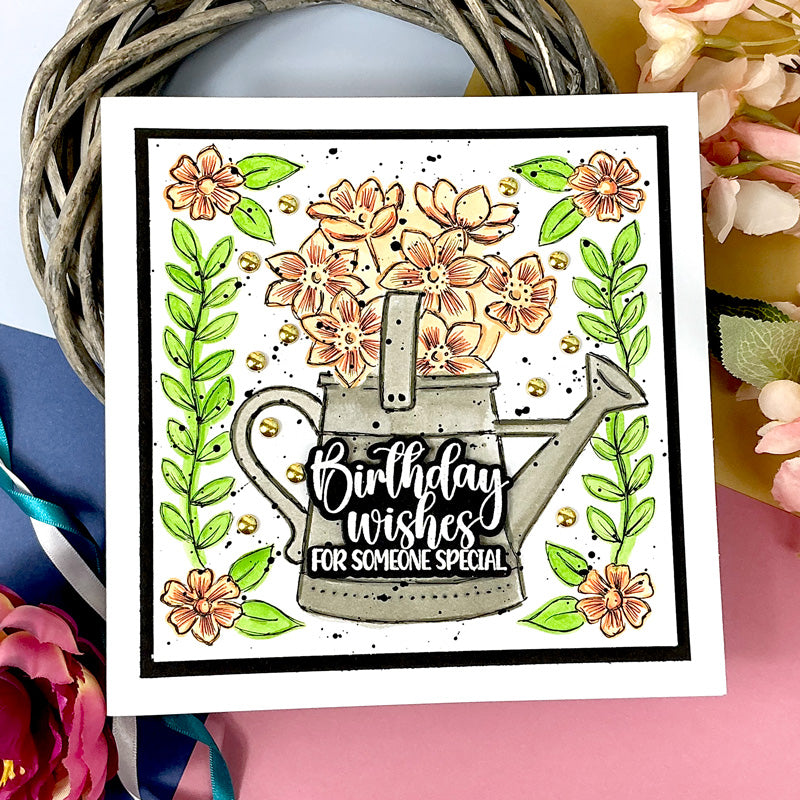 For the Love of Masks - Blooming Centrepiece - Watering Can