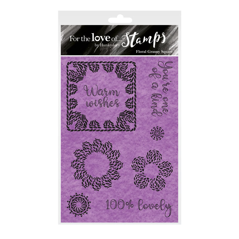 For the Love of Stamps - Floral Granny Square