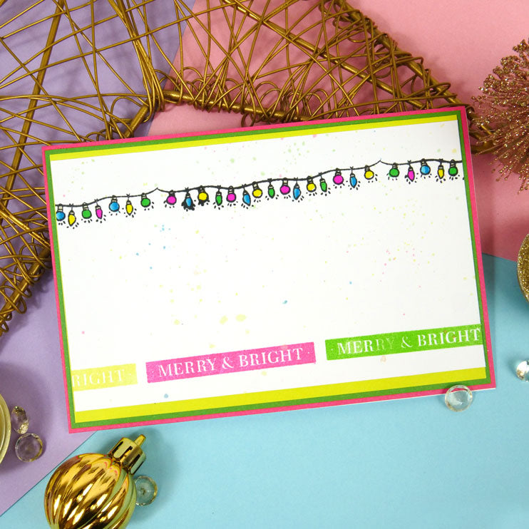 For the Love of Stamps - Festive Fireplace