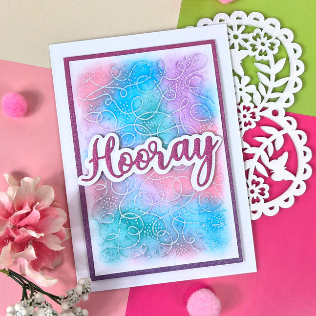 For the Love of Stamps - Funky Loops Background