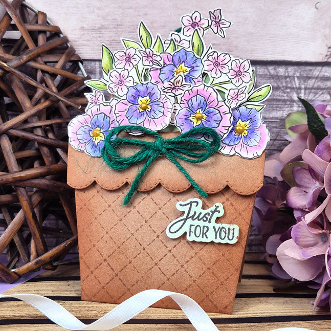 For the Love of Stamps - Funky Loops Background