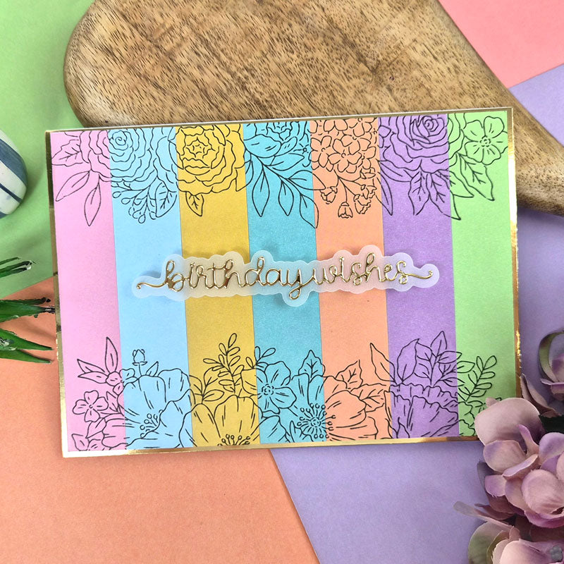 For the Love of Stamps - Graceful Floral Borders