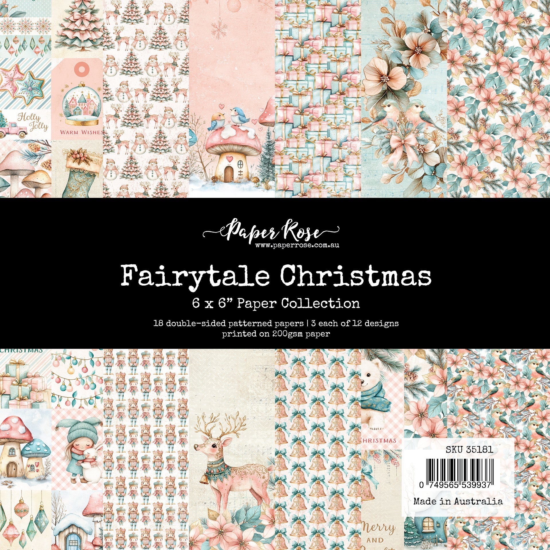 Fairytale Christmas 6x6 Paper Collection 35181