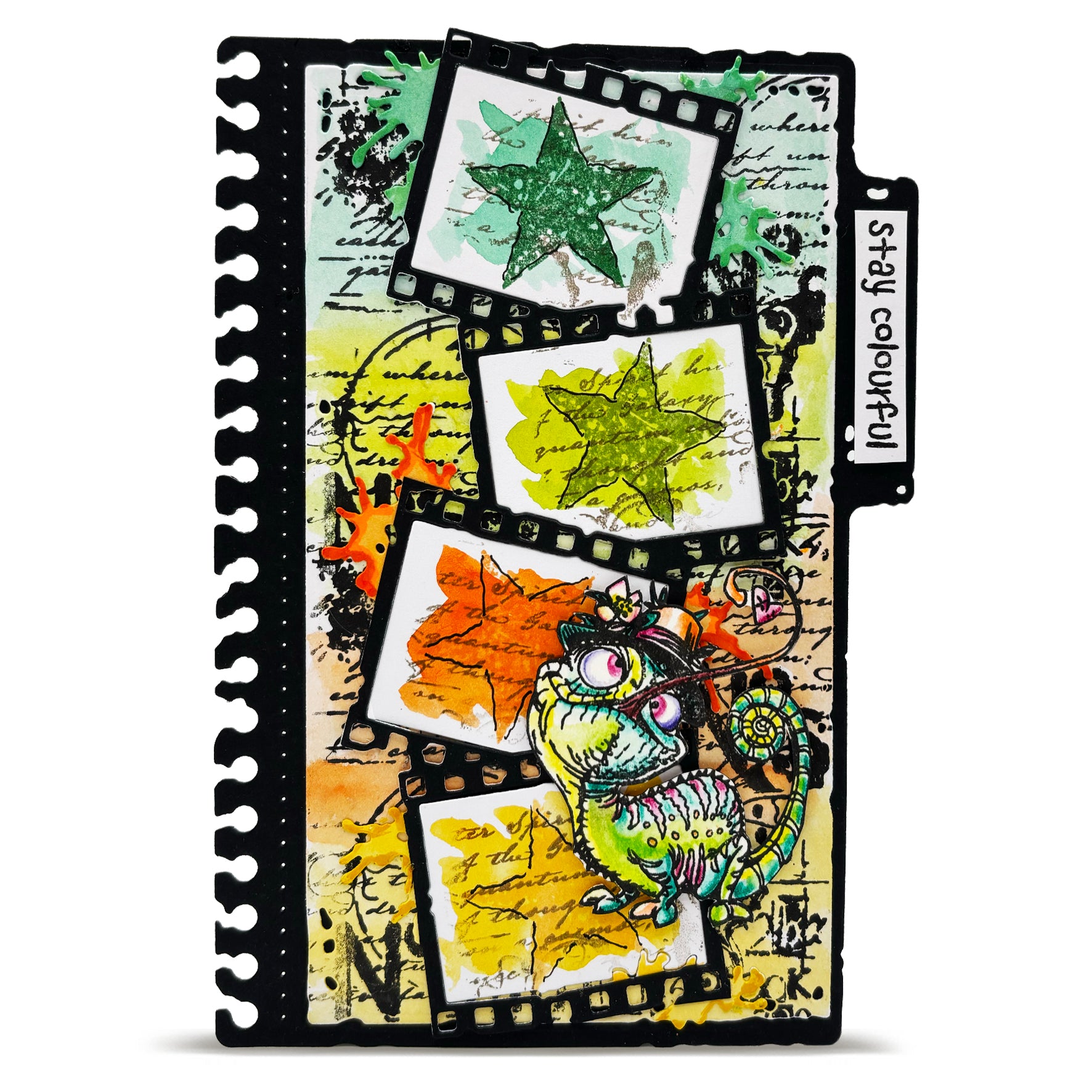 AALL and Create - A6 Stamp Sets - Splatter Film