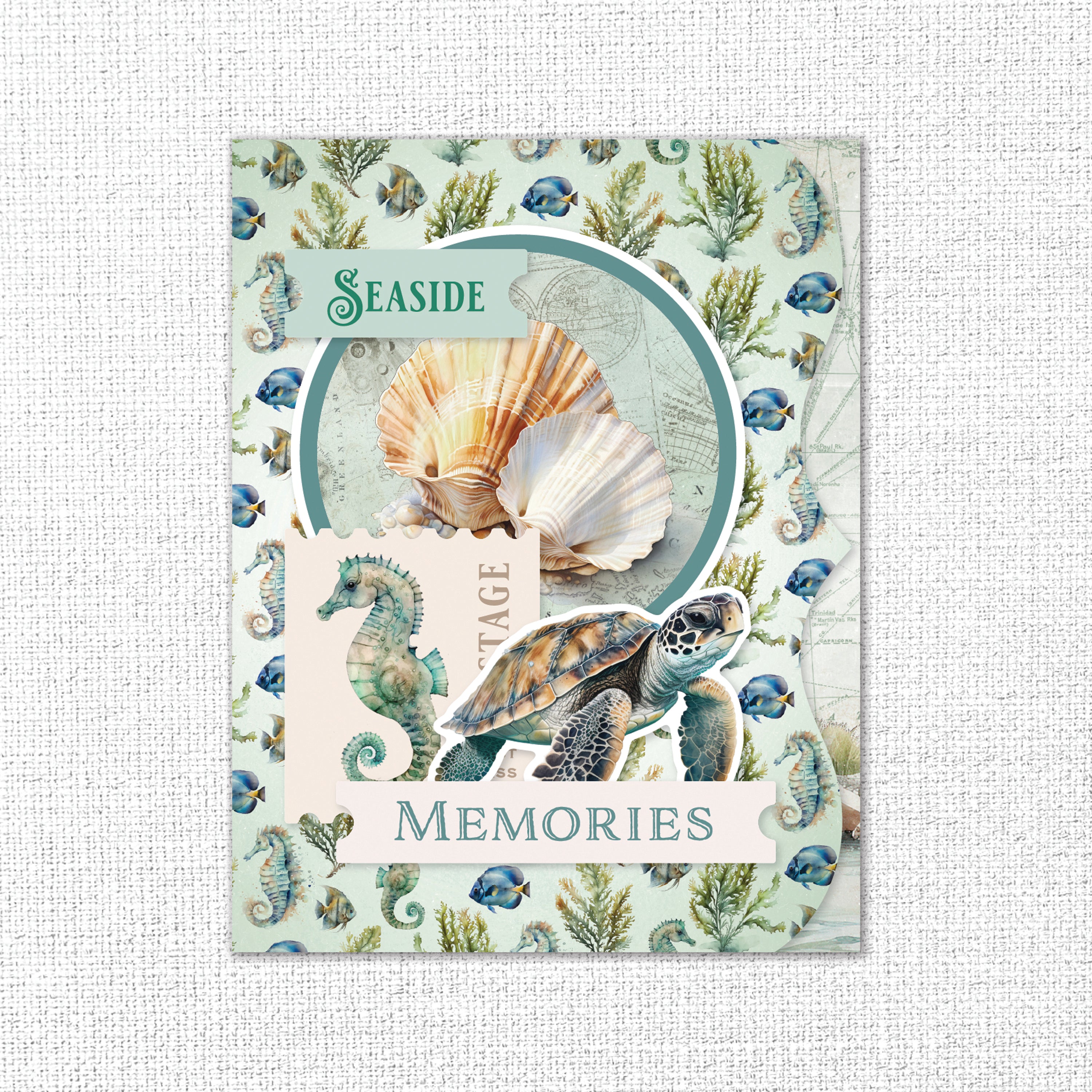 Seaside Memories 8.5x11" Mini Folio Kit 35353