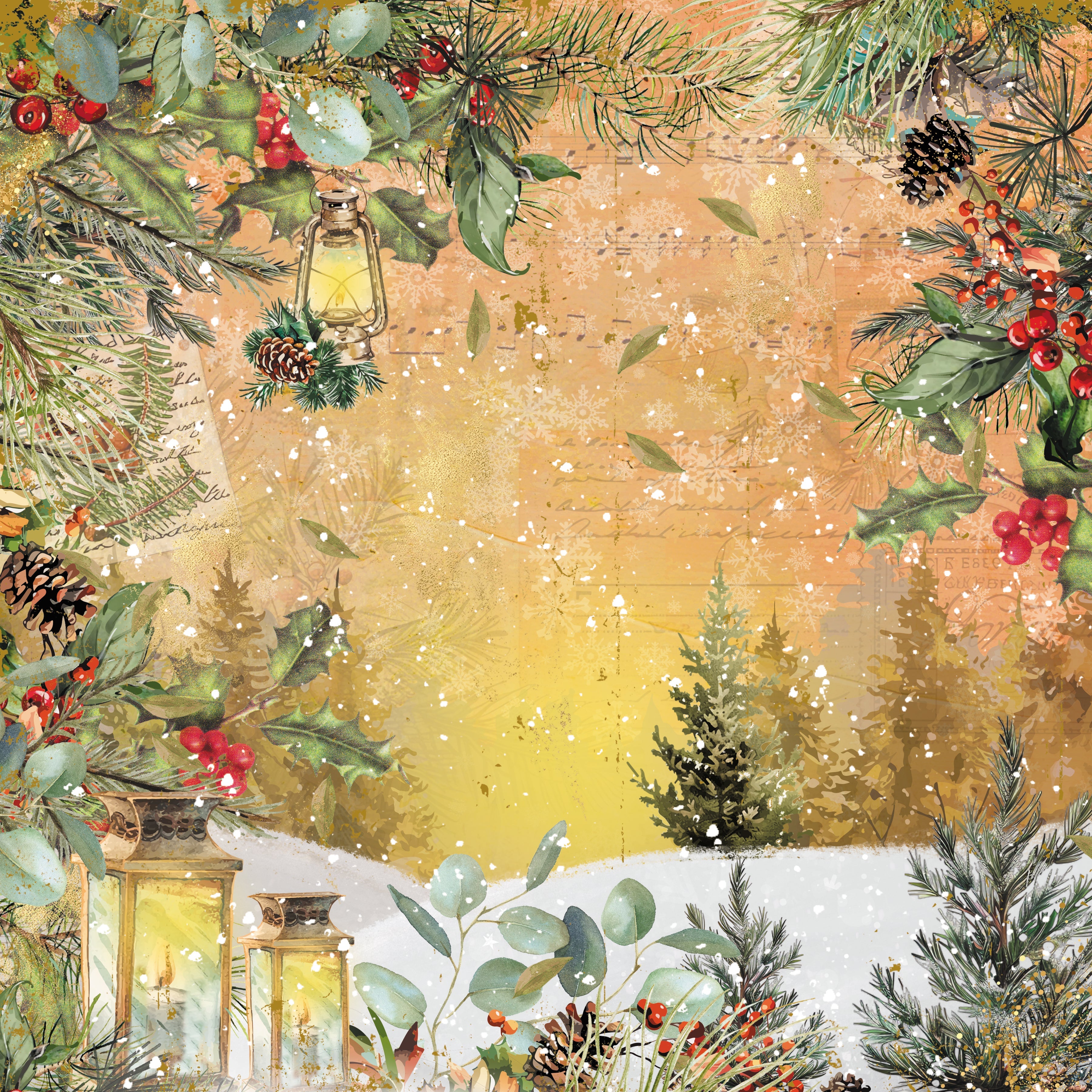 Christmas by Candlelight 6” x 6” Paper Pad