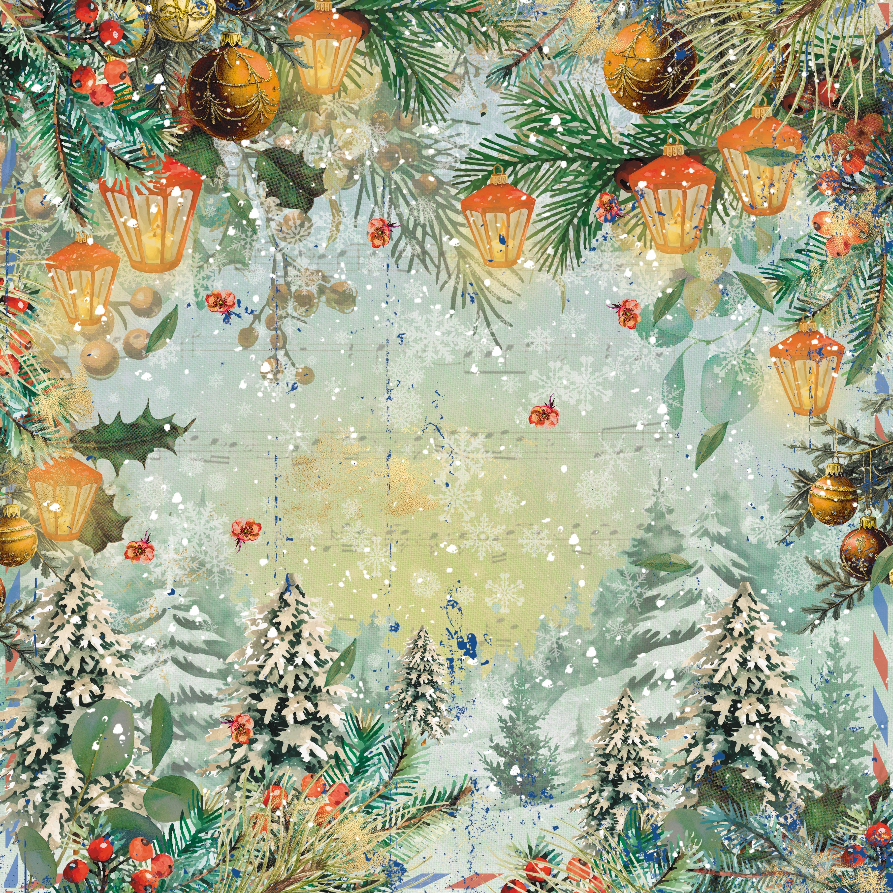 Christmas by Candlelight 6” x 6” Paper Pad